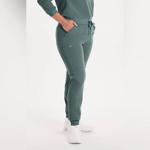 NWT Scrubs Set DOLAN “Hope” 11-pocket JOGGERS - Olive Green - XXXS (size 0) - Picture 1 of 2
